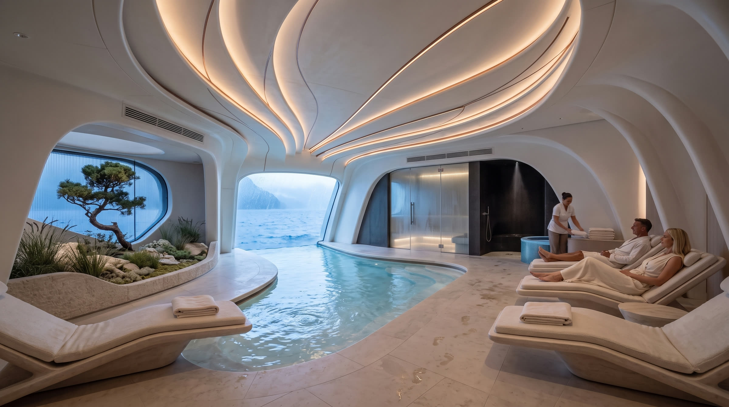 Spa and pool